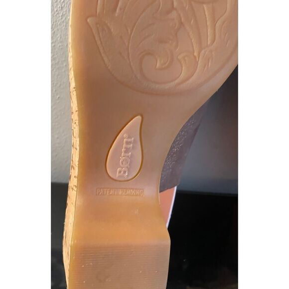 Born, Asho New Cork Heel Bronze Women’s Sandals Size 11 Medium. - Picture 9 of 11
